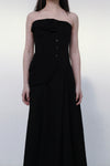 Marc le bihan half jacketless shoulder strap dress 2145 black
